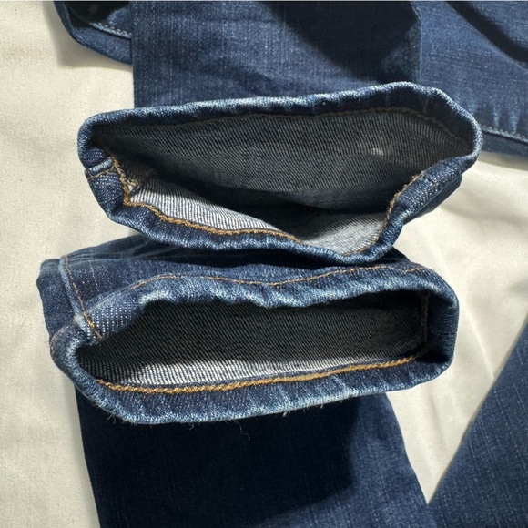 Madewell Skinny Jeans 8” rise Dark Blue Denim Size 26 - Picture 4 of 15